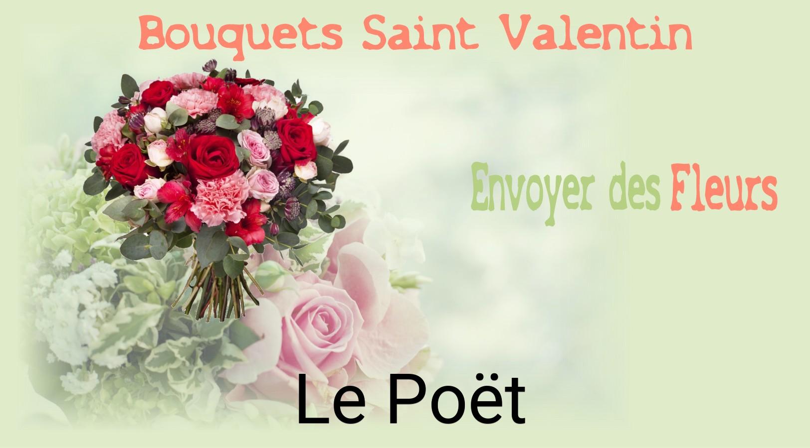 Roses de Saint-Valentin livrées à Le Poët